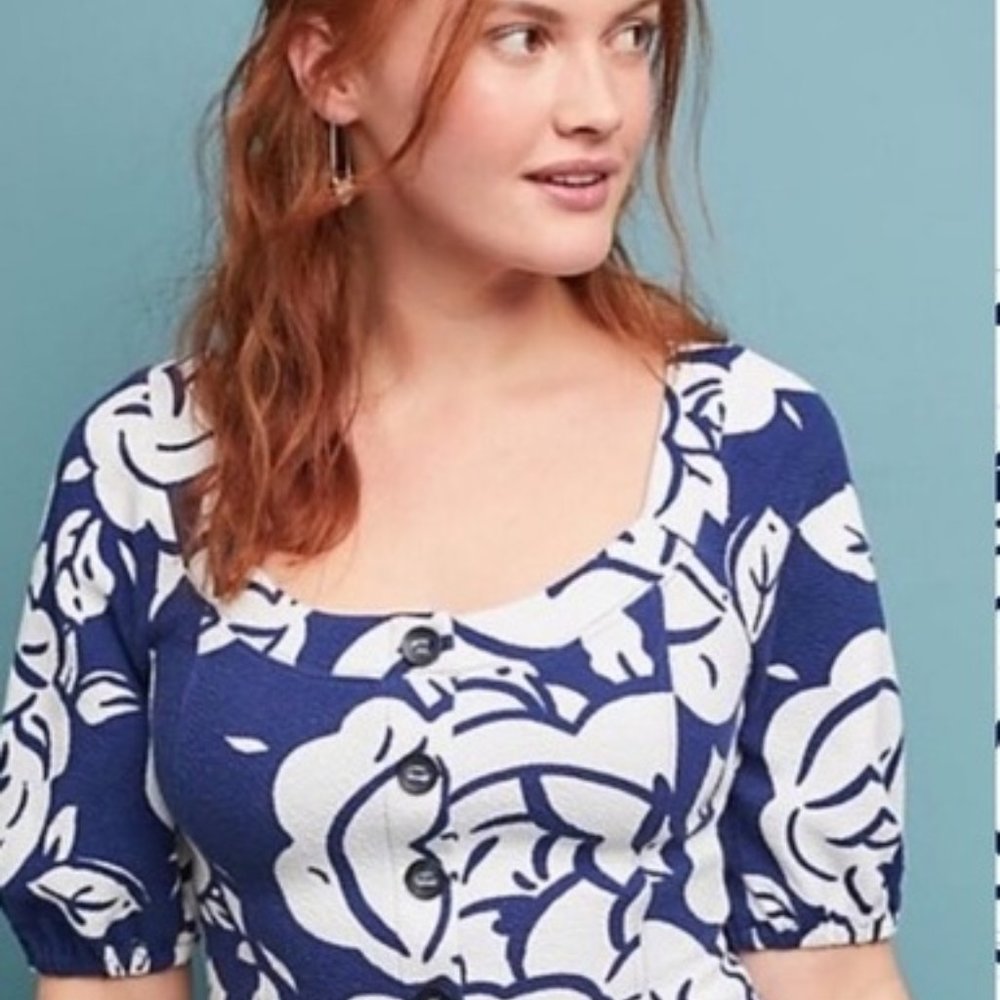 Maeve crop blouse